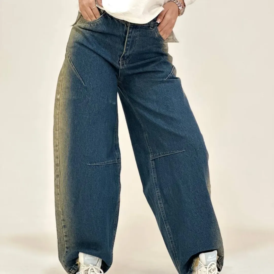 شلوار لی ترک مدل کارپنتر زنانه