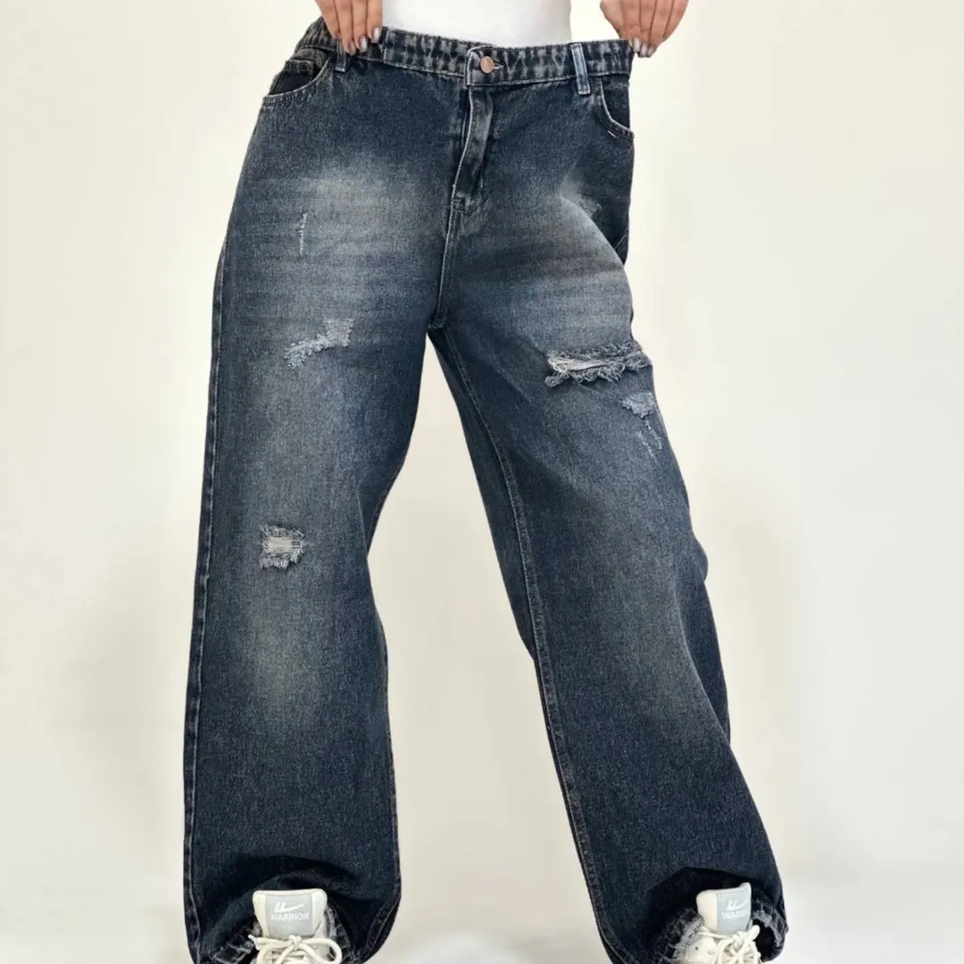 شلوار لی ترک مدل بگ سایز بزرگ