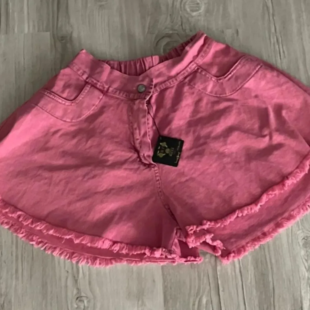 شلوارک لی دامنی با پارچه ترک